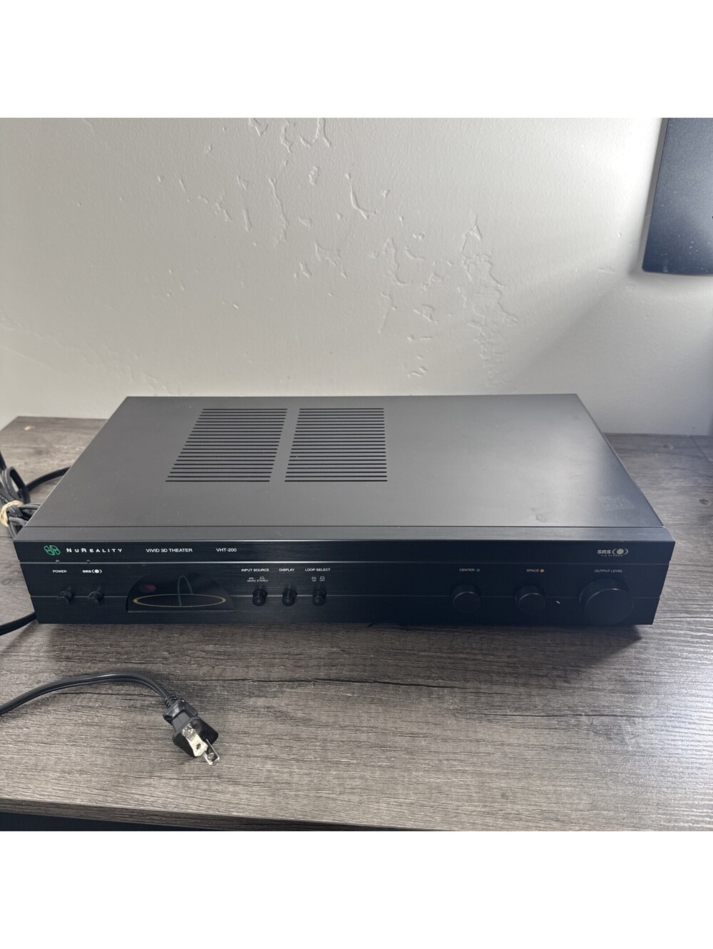NUREALITY VIVID 3D Theater VHT-200 Tested And Working SRS 3D STEREO